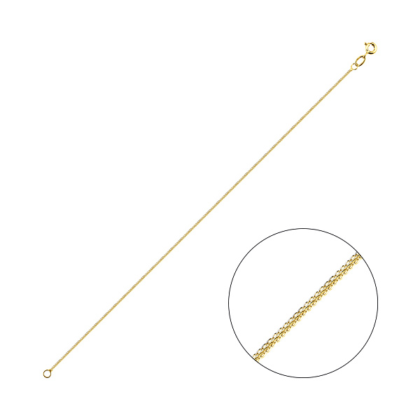 Золотой браслет на ногу (арт. ц313501жн) – изображение 1