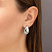 Золотые серьги Капля Francelli (арт. е1091753б) – изображение 2