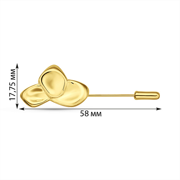 Золотая булавка Francelli (арт. 361421ж) – изображение 8