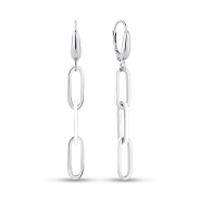 Сережки з білого золота  (арт. 1091608/1беб)