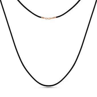 Шовковий шнурок з золотими вставками (арт. 900014Д)