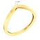 Золота каблучка без каменів в жовтому кольорі металу (арт. 140762ж) – зображення 4