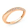 Каблучка з червоного золота з доріжкою з фіанітів (арт. 156100) – зображення 1