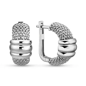 Серьги из белого золота (арт. 1091951б)