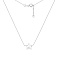 Серебряное колье с фианитом (арт. 7507/1010) – изображение 2