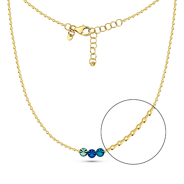 Золотое колье Francelli (арт. 352918жгсд) – изображение 1