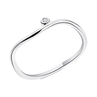Кольцо из серебра Trendy Style с фианитом (арт. 7501/6388)
