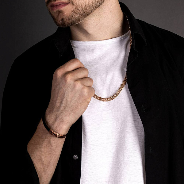 Золотий ланцюг плетіння Козацький бісмарк (арт. ц3020565) – зображення 3