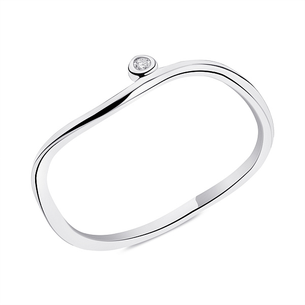 Кольцо из серебра Trendy Style с фианитом (арт. 7501/6388) – изображение 1