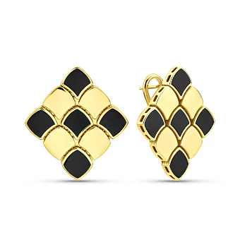 Сережки Francelli з жовтого золота (арт. 1091334жо)