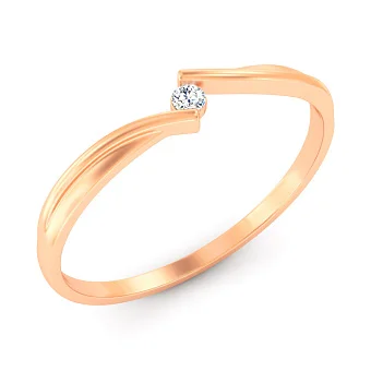Золота каблучка з діамантом (арт. К011823)
