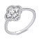 Серебряное кольцо Клевер с фианитами (арт. 7501/8395) – изображение 1