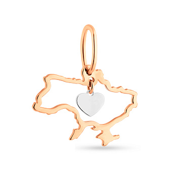 Золотой подвес Украина (арт. 440953)