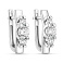 Серьги из белого золота с фианитами (арт. 117400б) – изображение 1