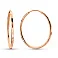 Серьги-кольца из красного золота (арт. 121902/25) – изображение 1