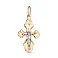 Золотий  хрестик з розп'яттям (арт. 516901) – зображення 1