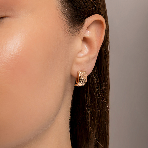 Золоті сережки (арт. 120409) – зображення 3