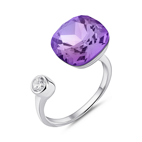 Серебряное кольцо с фианитом (арт. 7501/2184683цф) – изображение 1