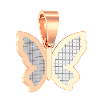 Золота підвіска Метелик (арт. 440412кб)