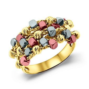 Кольцо из желтого золота Francelli (арт. 156217ждр)