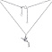 Серебряное колье Птица с подвеской (арт. 7507/КЛ2/3000Ш-48) – изображение 2