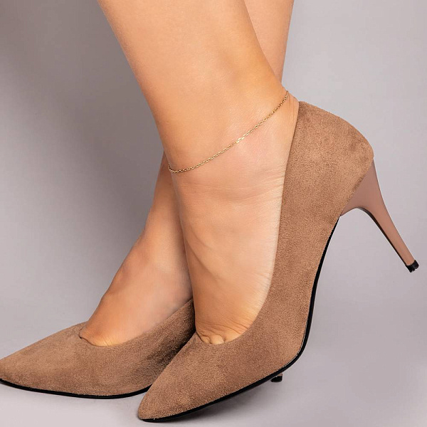 Золотий браслет на ногу (арт. ц316202н) – зображення 3