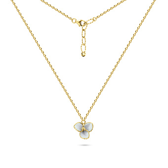 Фото Колье Francelli из желтого золота с керамикой (арт. 352368жкмср)