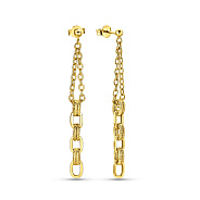 Золотые серьги Francelli (арт. 1091616ж)