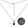 Серебряное колье с тайным посланием (арт. 7507/Кл2Ф/3085-43) – изображение 5