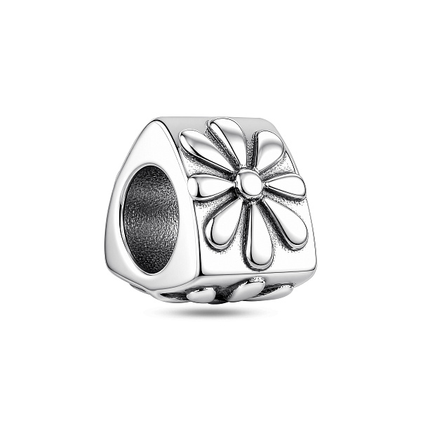Серебряный шарм Цветы (арт. 7903/4507) – изображение 1