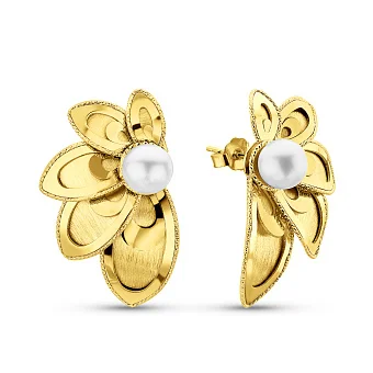 Золоті сережки Francelli з перлами (арт. 1091661жпрлб)
