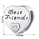 Серебряный шарм бусина Best Friends (арт. 7903/2213) – изображение 2