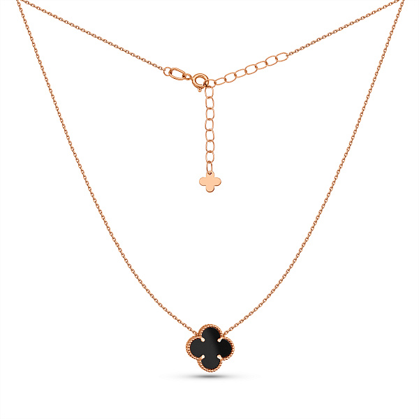 Золотое колье с ониксом (арт. 361496/12о) – изображение 2