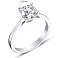 Серебряное кольцо с фианитом (арт. 7501/3972) – изображение 2