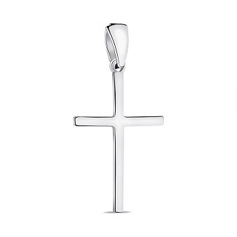 Серебряная подвеска-крестик (арт. 7503/1037пю)