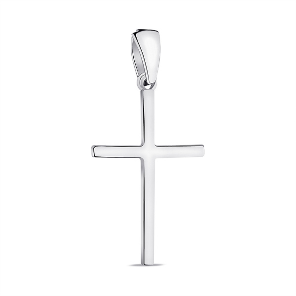 Серебряная подвеска-крестик (арт. 7503/1037пю) – изображение 1
