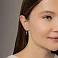 Серьги из красного золота с сапфирами и бриллиантами (арт. С011753с) – изображение 3