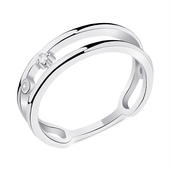 Серебряное кольцо с фианитами (арт. 7501/6187) – изображение 1