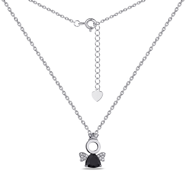 Колье из серебра с фианитами (арт. 7507/1695ч) – изображение 2