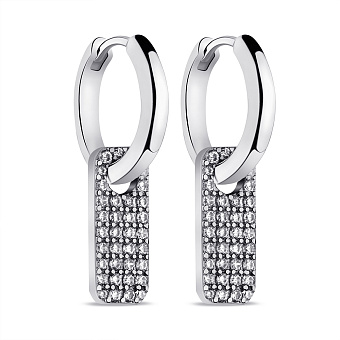 Сережки зі срібла з підвісками Trendy Style (арт. 7502/9327/10)