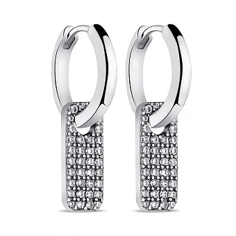 Серьги из серебра с подвесками Trendy Style (арт. 7502/9327/10)