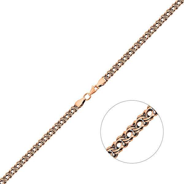 Золотая цепочка плетения Козацкий бисмарк (арт. Ц3020521ч) – изображение 1