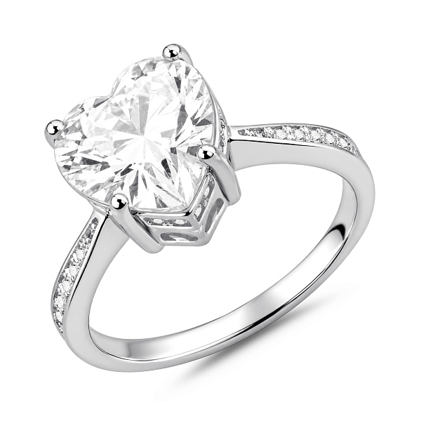Серебряное кольцо с фианитами (арт. 7501/8779) – изображение 1