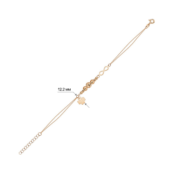 Браслет из красного золота (арт. 326576) – изображение 3