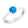 Серебряное кольцо с опалом (арт. 7501/1819Пос) – изображение 1