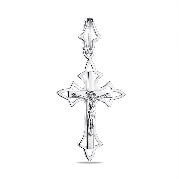 Серебряный крестик с распятием (арт. 7504/2-0035.0.2) – изображение 1
