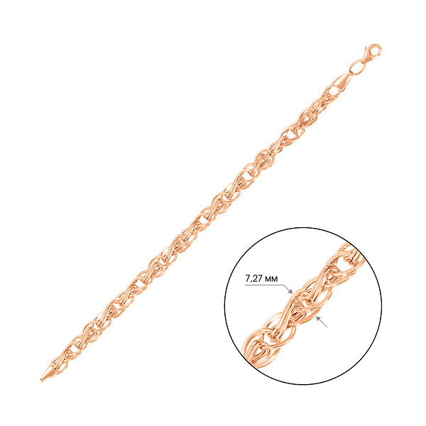 Браслет из красного золота (арт. 322758) – изображение 4