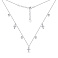 Серебряное колье с фианитами (арт. 7507/1394) – изображение 2