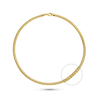 Фото Золотое колье Francelli (арт. 352849ж)