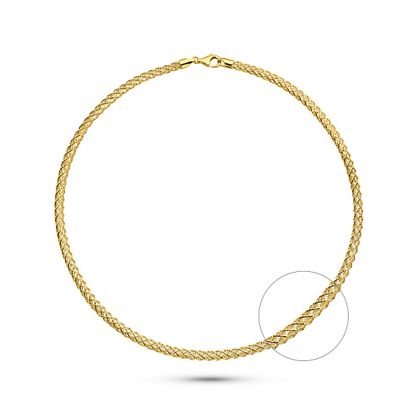 Золотое колье Francelli (арт. 352849ж) – изображение 1